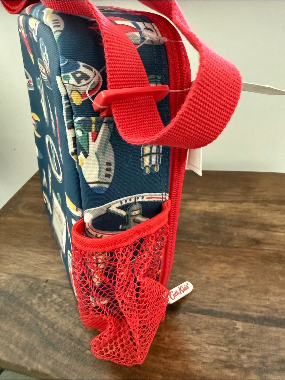 Cath Kids Navy Space Rockets Kids Lunch Bag